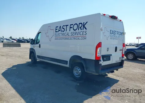 2021 Ram Promaster 2500 High Roof 159 Wb from USA, damaged, VIN 3C6LRVDG4ME555433